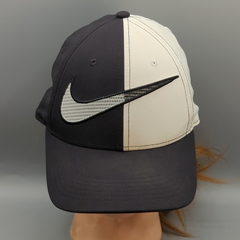Nike Aerobill Legacy91 Hat Cap Project X DRI-FIT Black White Big Swoosh OSFM